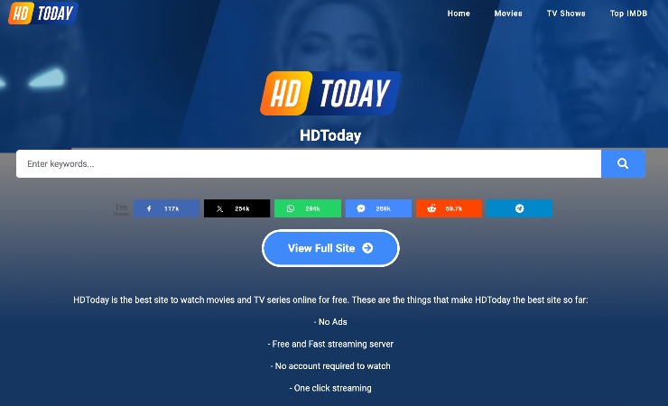 HDToday.tv, il sito per lo streaming gratis 